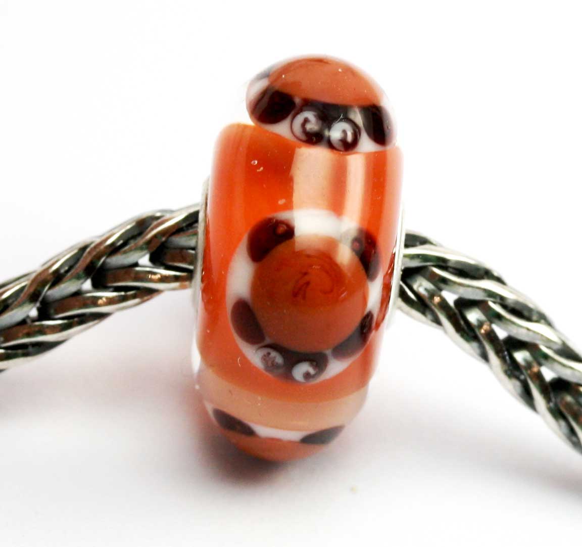 Unique Glasbead mit Schildkröte 18