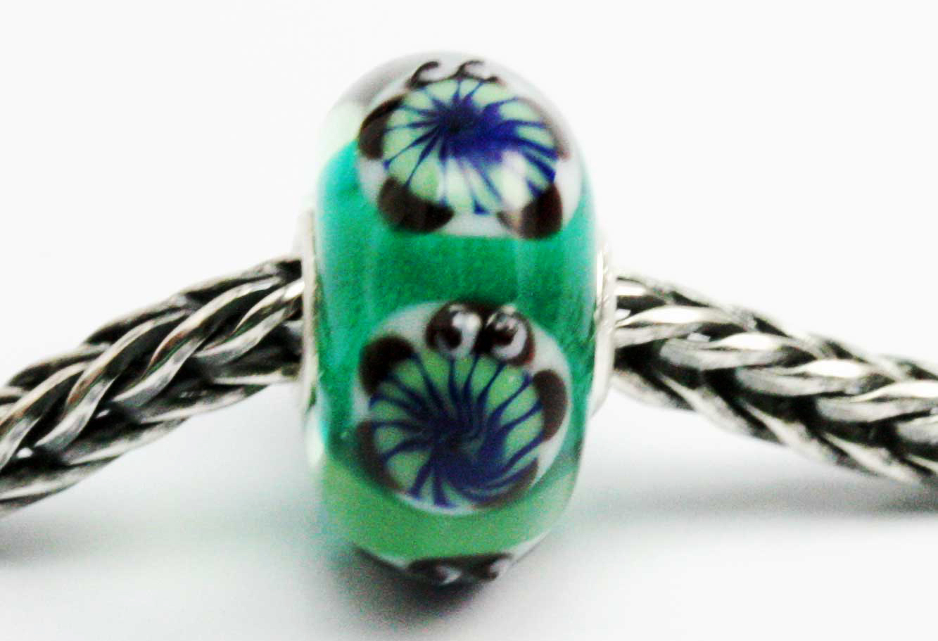 Unique Glasbead mit Schildkröte 4