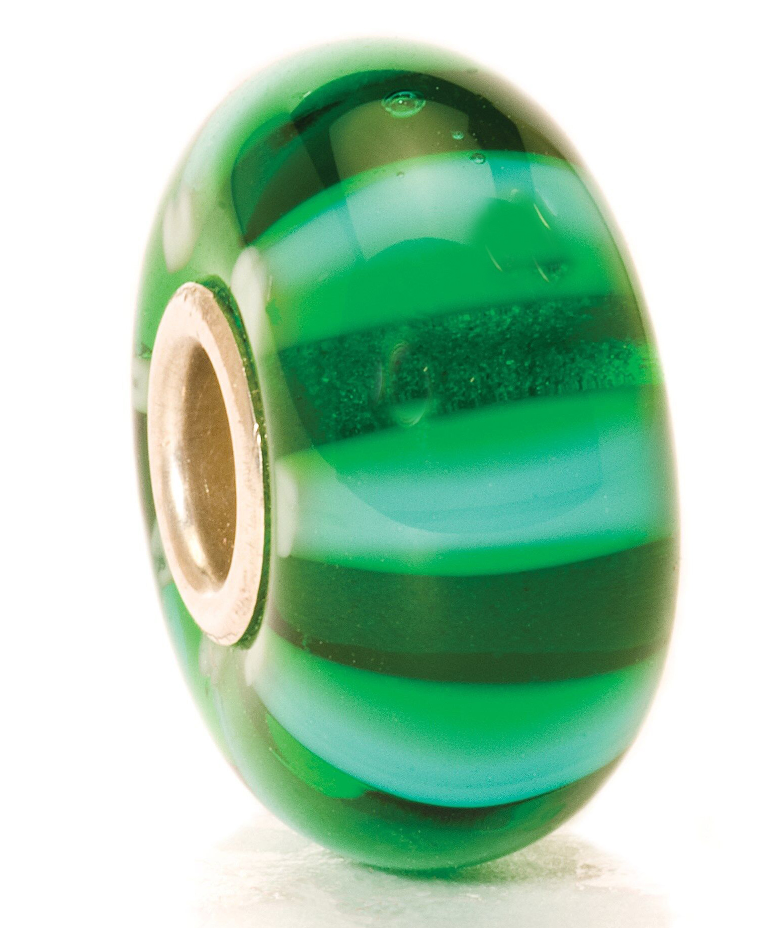 Trollbeads Grüne Streifen TGLBE-10053