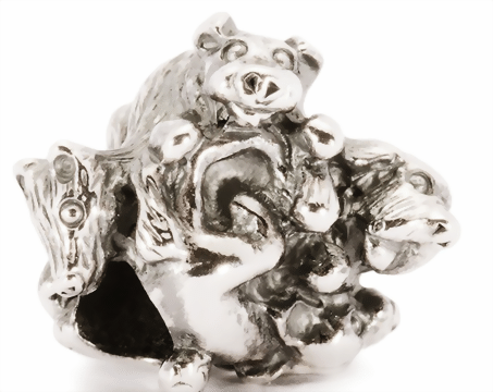 Trollbeads  Welpenfamilie TAGBE-30026  