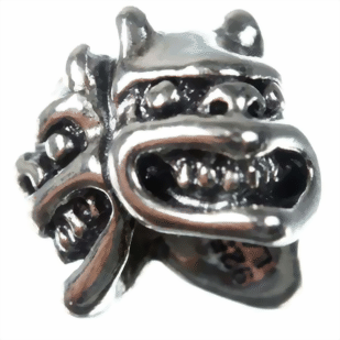 Trollbeads Silber Bead  Trollbeads Day 2014 drei Gesichter 11533 Retired 