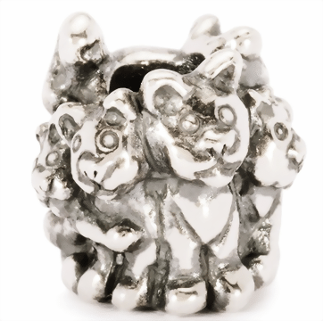Trollbeads Kätzchenfamilie TAGBE-30025 11354  Retired  
