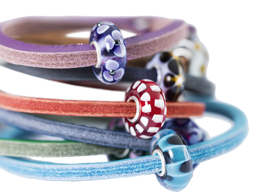  Trollbeads Unikat Lederarmband 