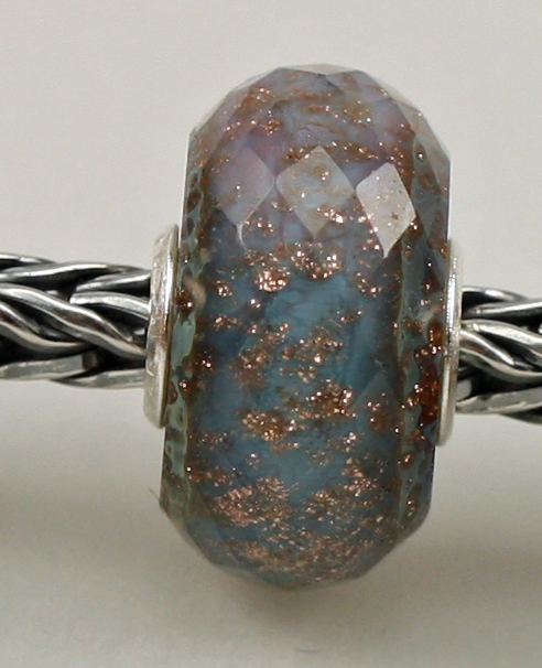 Troll Agate 80 TROLLBEADS  DAY 2022 Original Abbildung TGLBE-30086 "mit Einkaufwagen Chip am Schlüsselanhänger"