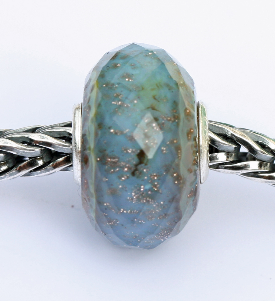 Troll Agate 19 TROLLBEADS  DAY 2022  Original Abbildung TGLBE-30086 "mit Einkaufwagen Chip am Schlüsselanhänger"