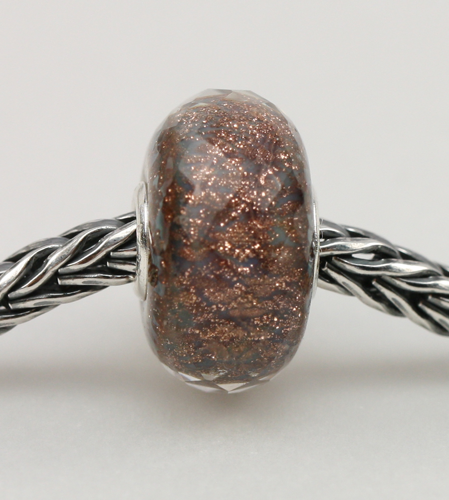Troll Agate 87 TROLLBEADS  DAY 2022 Original Abbildung TGLBE-30086 "mit Einkaufwagen Chip am Schlüsselanhänger" 