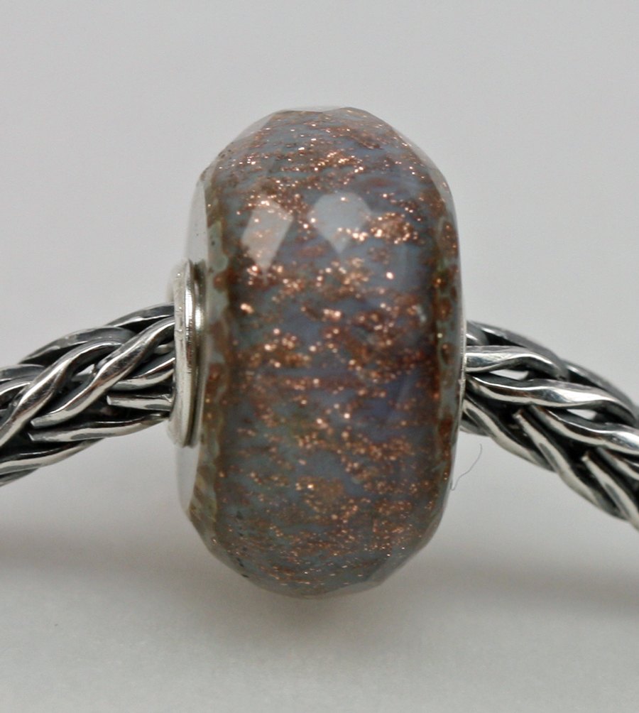 Troll Agate 70 TROLLBEADS  DAY 2022 Original Abbildung TGLBE-30086 "mit Einkaufwagen Chip am Schlüsselanhänger"
