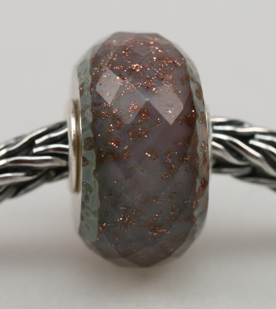 Troll Agate 57 TROLLBEADS  DAY 2022 Original Abbildung TGLBE-30086 "mit Einkaufwagen Chip am Schlüsselanhänger" 