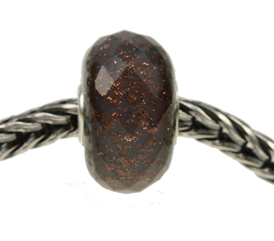 Troll Agate 255 TROLLBEADS  DAY 2022 Original Abbildung TGLBE-30086 "mit Einkaufwagen Chip am Schlüsselanhänger"