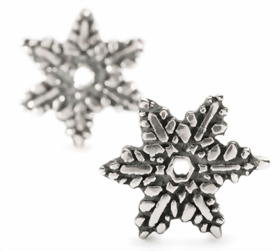 Trollbeads Ohrring  Beads Schneeblume  TAGEA-20010 