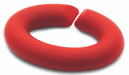 X Jewellery Trollbeads Kautschuk X Links rot 2014801003