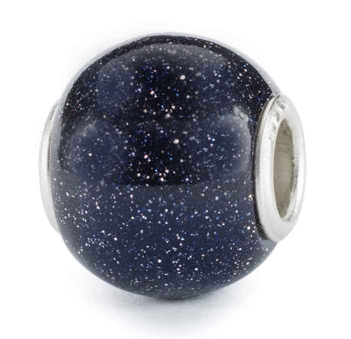 Runder blauer Goldstein TGLBE-20397