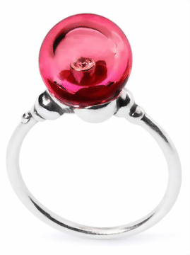 Trollbeads Ring Rote Seifenblase  TAGRI-00051 -60 /   R8102