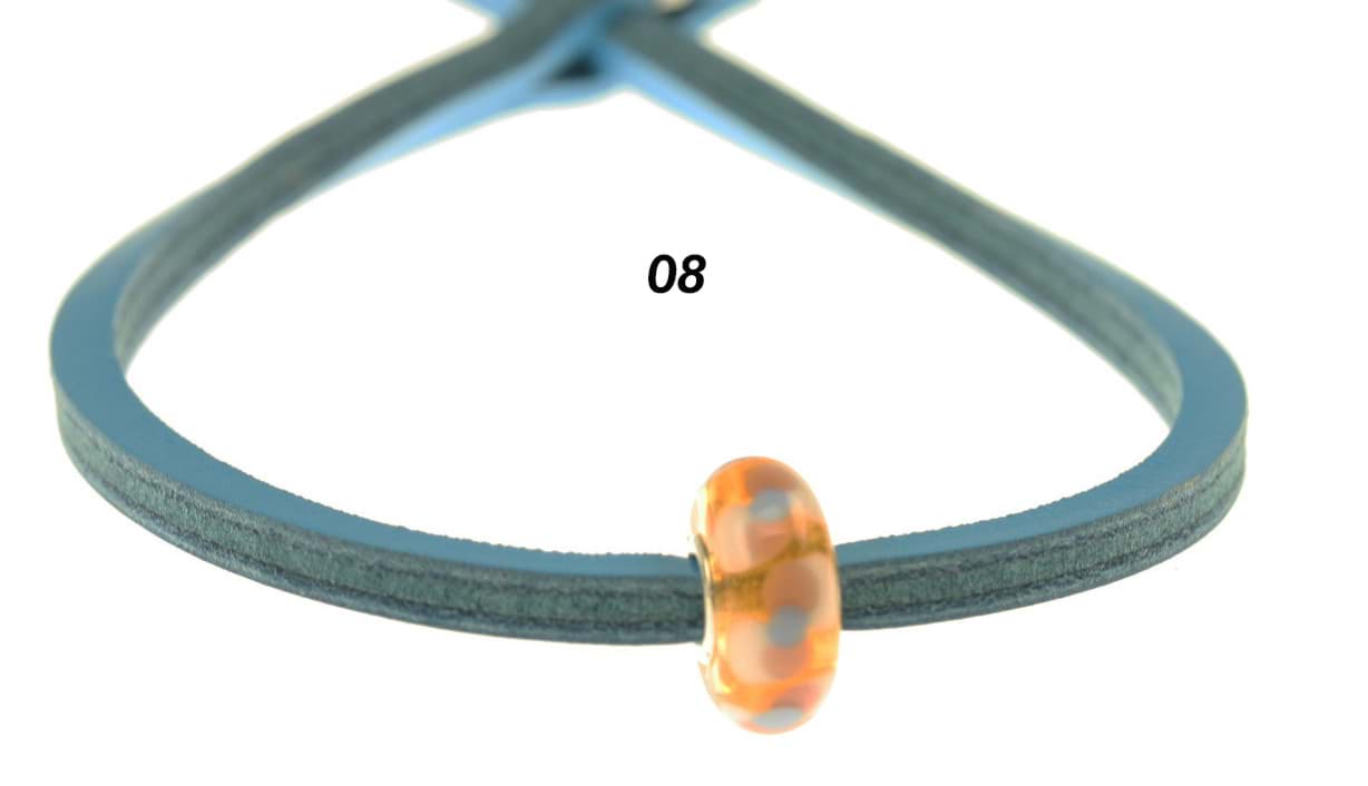 DU BIST SO... UNIQUE LEDERARMBAND & BUCHSTABEN ANHÄNGE 08  