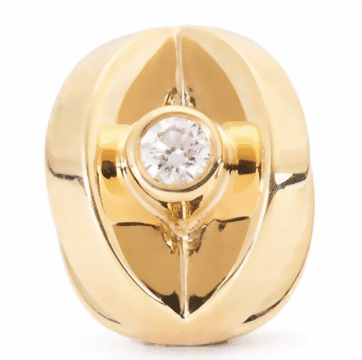 Ja! Bead   TAUBE-00089 / 750/er Gold - 0,08ct  tw.vvs. Brill. 
