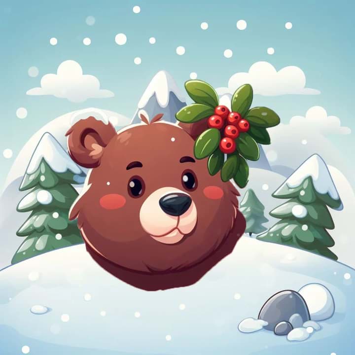 SPECIAL WINTER UNIQUE MIT TIERMOTIV 7 Brauner Bär  (Produktbild "Beispiel")