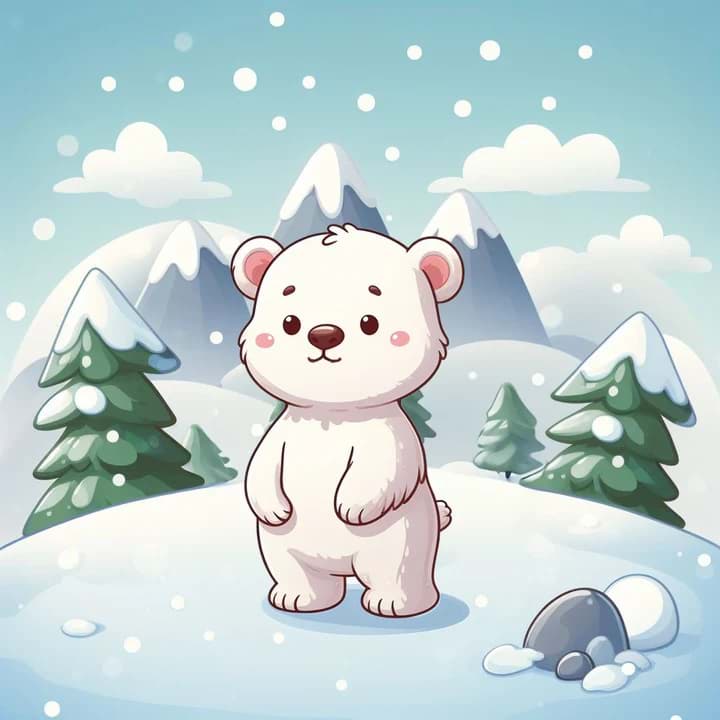 SPECIAL WINTER UNIQUE MIT TIERMOTIV 1 Eisbär (Produktbild "Beispiel")