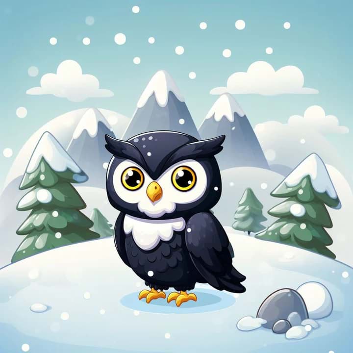 SPECIAL WINTER UNIQUE MIT TIERMOTIV 5 Eule (Produktbild "Beispiel")  