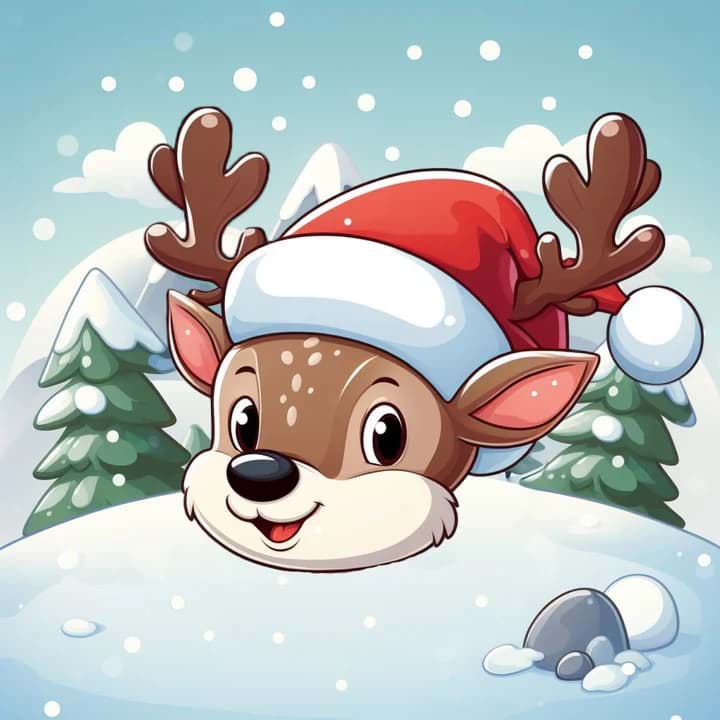 SPECIAL WINTER UNIQUE MIT TIERMOTIV 3 Elch (Produktbild "Beispiel")