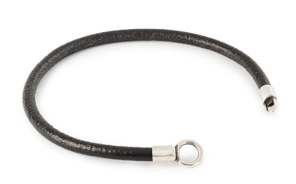 Lederarmband Single, Schwarz  TLEBR-00082-85