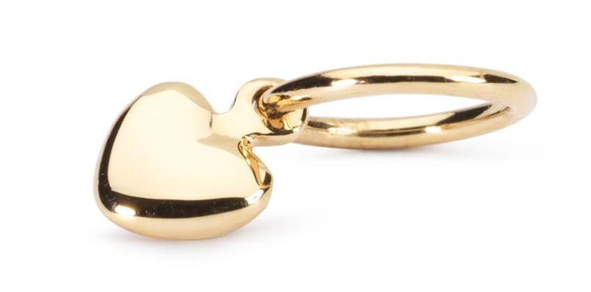 Kleines Gold Herz  TAUBE-00043   