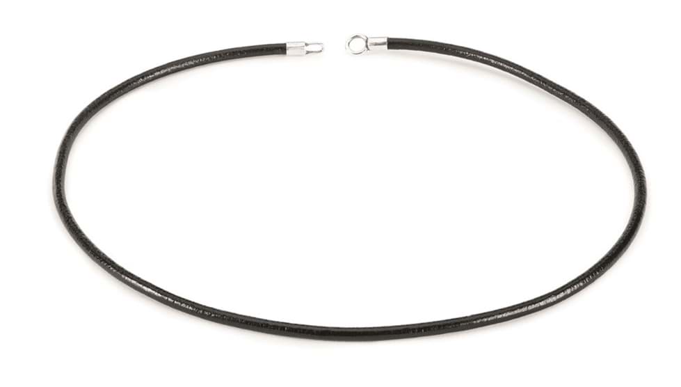 Leder Halskette Schwarz TLENE-00003  -4