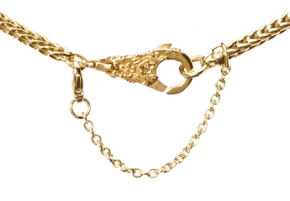 Trollbeads Sicherheitskette 750 Gold TAUBE-00062