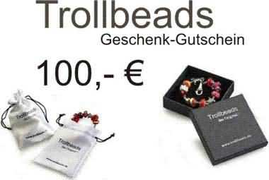 Trollbeads Geschenk - Gutschein 100,-  €