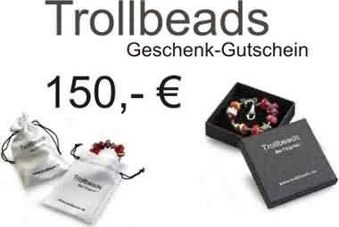 Trollbeads Geschenk - Gutschein 150,-  €