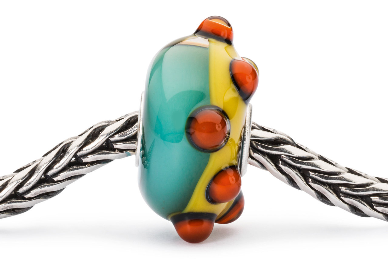 Trollbeads HOFFNUNGSFROHE MOHNBLUMEN TGLBE-10270 Retired  