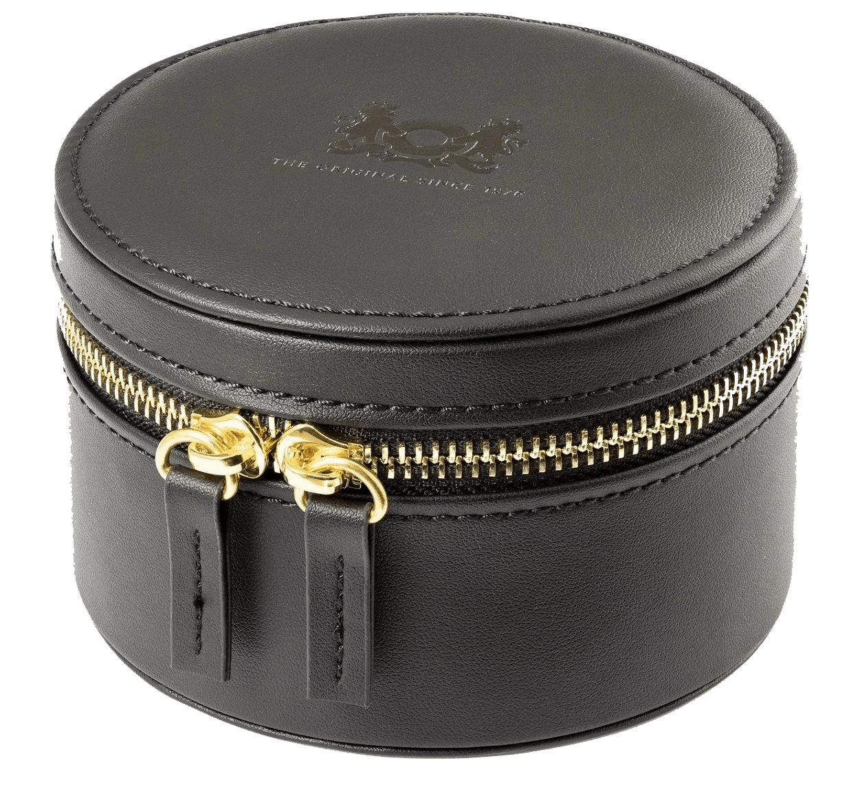 Trollbeads Schmuckbox rund, schwarz