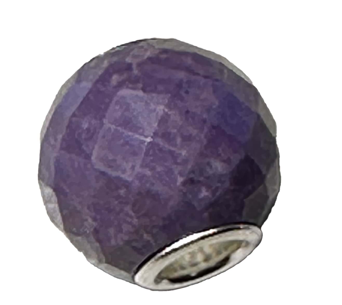 Runde Lila Jade, facettiert TSTBE-00046