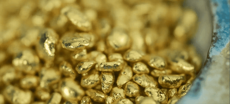 Vergoldete Beads