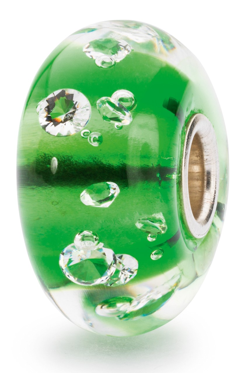 Trollbeads Diamanten Bead Smaragdgrün TGLBE 00075