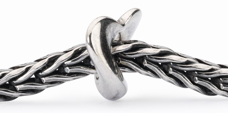 Trollbeads Weiches Herz, klein TAGBE-00242 ,, RETIRED 2020"