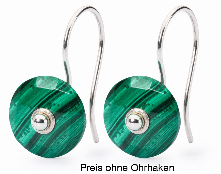 Trollbeads Ohrring Bead Malachit TSTEA-10001