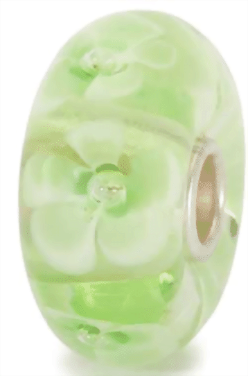 Trollbeads Hellgrüne Blume TGLBE-10097  