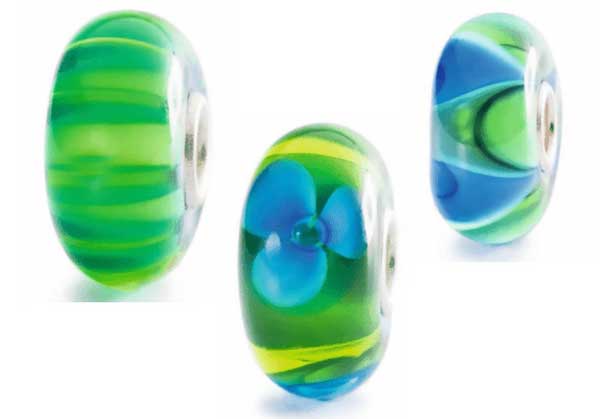 Trollbeads Nordische Wälder Set 32 ( 3 Beads )  Beads zum Set Preis Preisvorteil 16,-€ 