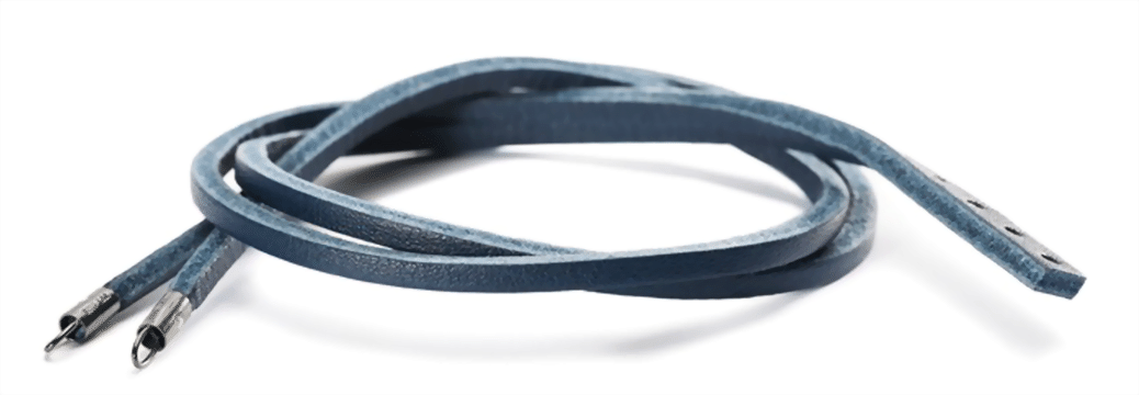Leder Armband - Blau   TLEBR-00013 -15  RETIRED