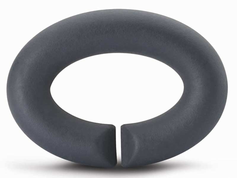 XJewellery Trollbeads Kautschuk Graphit-Grau XRUBE-00010