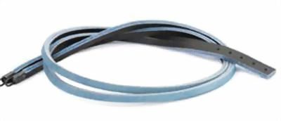 Leder Armband Hellblau-Dunkelgrau TLEBR-00037- 39  ,, RETIRED 2020"