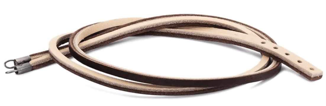 Leder Armband Braun-Hellgrau TLEBR-00040 - 42  
