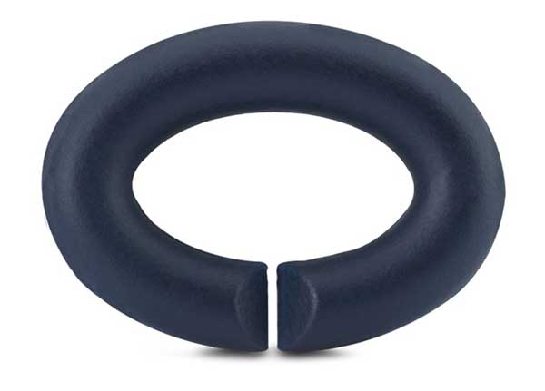 X Jewellery Trollbeads Kautschuk Stahl Blau XRUBE-00011