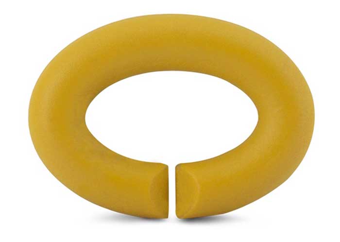 X Jewellery Trollbeads Kautschuk Gelb XRUBE-00012