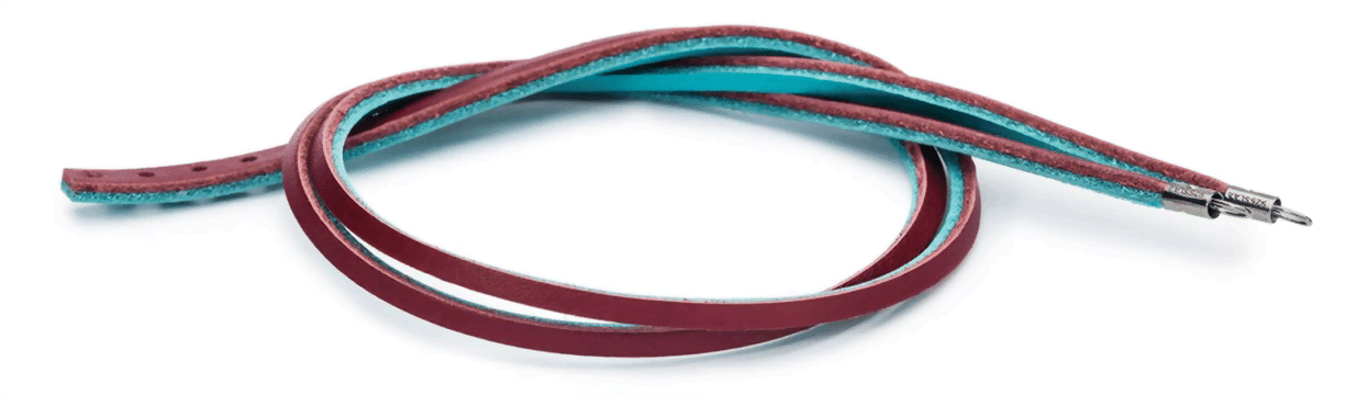 Lederarmband, Türkis/Pflaume TLEBR-00052 ,, RETIRED "