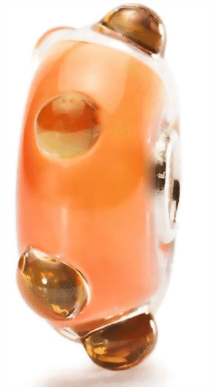 Trollbeads  Korallenfarbiger Opal TGLBE-10155  / 61467  Retired  