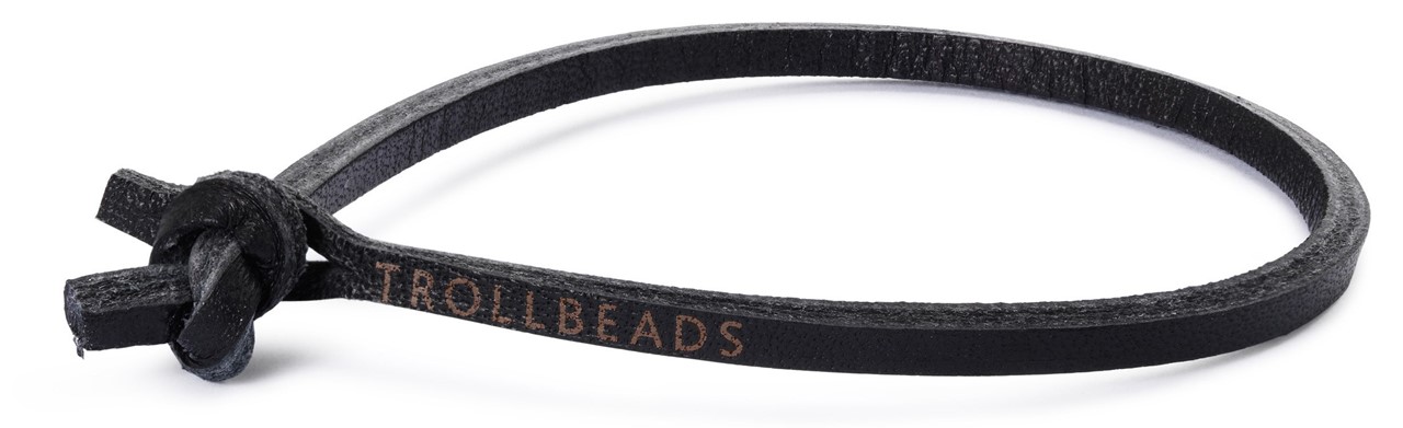 Lederband Single, schwarz  TLEBR-00056