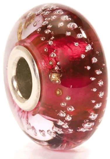 Trollbeads  Silberne Spur, Pink TGLBE-10240 / 61355 Retired  