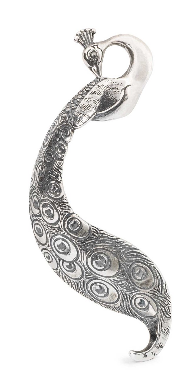 Trollbeads Verzauberter Pfauen Anhänger TAGPE-00069
