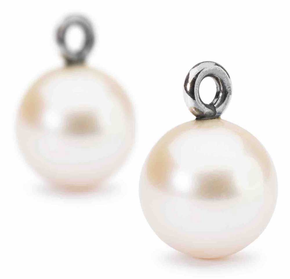 Trollbeads Weiße Perlen rund TAGEA-00094 